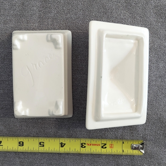 Vtg Bird Trinket Box Lid Container Studio Art Transfer 70s Raised Foot - Picture 7 of 7